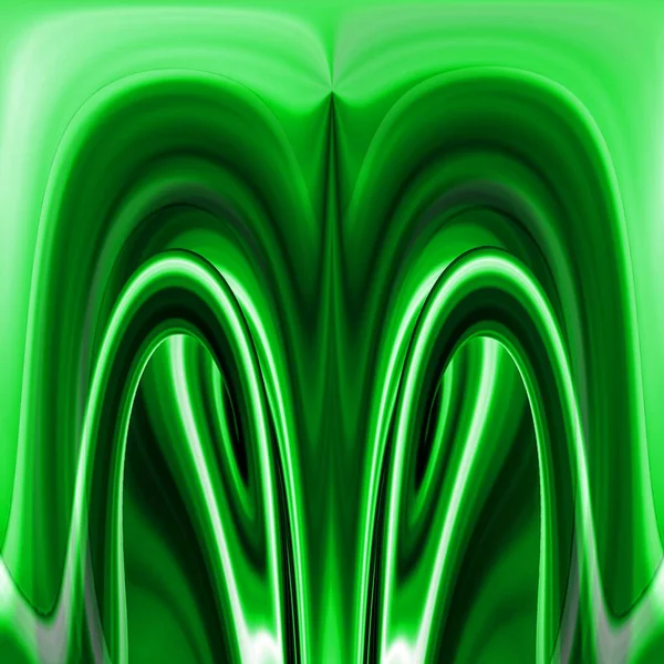 Vivid Green Smooth Art Deco Style Pattered Designs — Stock Photo, Image