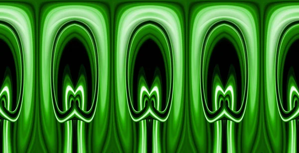 生动的绿色光滑的艺术装饰风格杂乱的设计 — 图库照片
