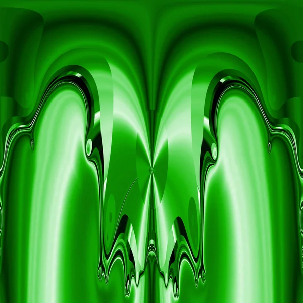 Vívidos Diseños Estampados Estilo Art Deco Liso Verde — Foto de Stock