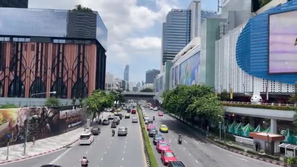 Bangkok Thailand September 2023 Mbk Einkaufszentrum Das Zentrum Ist Ein — Stockvideo