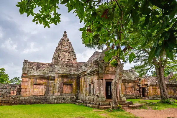 stock image Phanom Rung Historical Park built by rock at Phanom Rung mountain buriram province, Attractions in Thailand