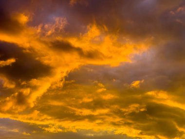 cloudy sky at sunset nature background. copy space abstract clipart