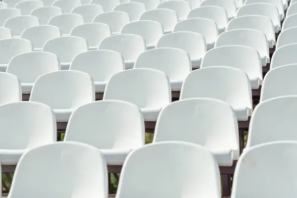 Tribünensitze Sportstadion Konzept Der Fans Stühle Für Das Publikum Kulturelles — Stockfoto