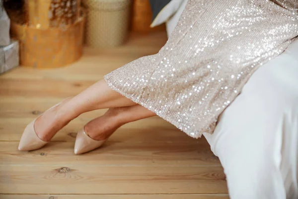 Ženské Nohy Oříznuté Close Fotografie Zdravých Krásných Elegantních Ženských Nohou — Stock fotografie