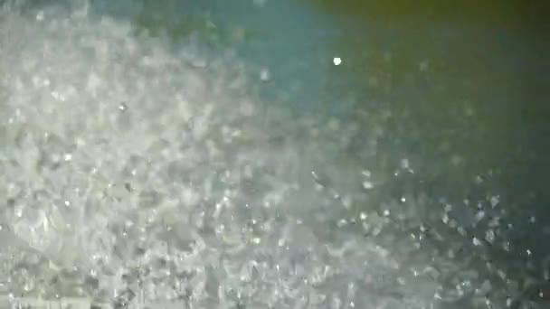 Vídeo Cámara Lenta Salpicaduras Agua Desde Barco — Vídeos de Stock