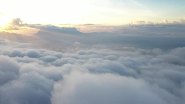 Aerial View Hadubi View Point Doi Chiang Dao Mountain Chiang — Stock Video