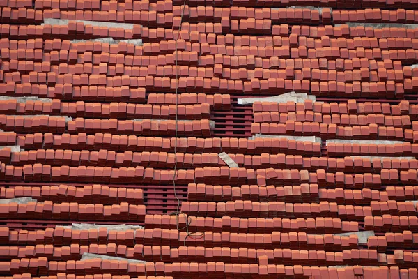 Cray Roof Tiles Pattern Prepare Roof — Stock Photo, Image