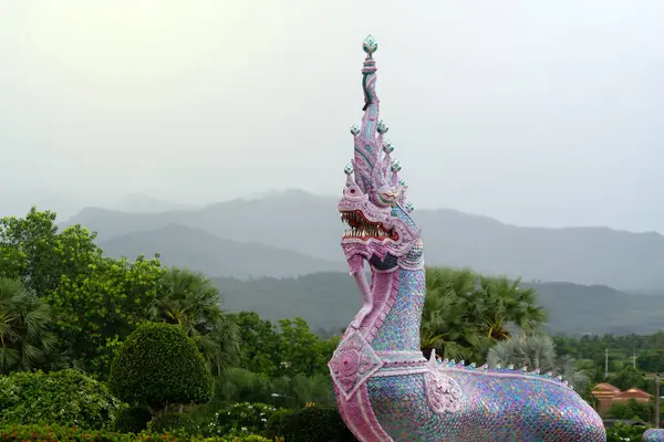 CHIANG MAI THAILAND, 1 HAZİRAN 2024 Wat Ban Den tarihi tapınağı ve Tayland, Chiang-Mai 'deki ünlü yer.