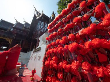 CHIANG MAI THAILAND, 19 ARALIK 2024: Wat Pa Daed Lord Ganesha 'nın küçülmesi. Başarı tanrısı.