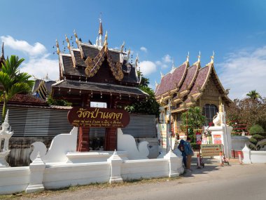 CHIANG MAI THAILAND, 19 ARALIK 2024: Wat Pa Daed Lord Ganesha 'nın küçülmesi. Başarı tanrısı.