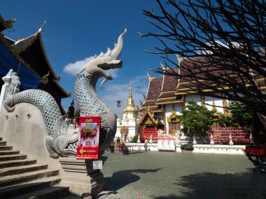 CHIANG MAI THAILAND, 19 ARALIK 2024: Wat Pa Daed Lord Ganesha 'nın küçülmesi. Başarı tanrısı.