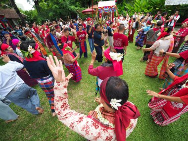 THAILAND - CHIANGMAI, 22 JUNE 2025 : The tradition of raising ghosts is a traditional belief of the Lanna people in Chiang Mai.