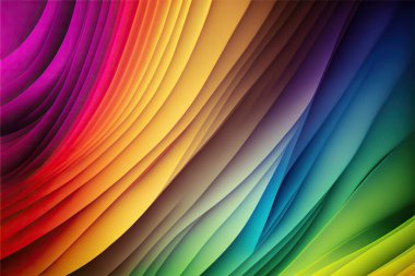 assorted colored pencils used for drawing and coloring on a white background. Generative AI. High quality photo
