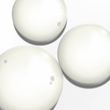 Vektör Gerçekçi Su Damlaları veya Güzellik ve Kozmetik Temizleme Jel Element 3 boyutlu Görüntü Poster, Kitap Kapağı veya Reklam Arkaplanı.