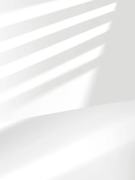 矢量工作室拍摄室内阳光阴影白色产品展示背景美容美发 卫生用品及保健品 — 图库矢量图片