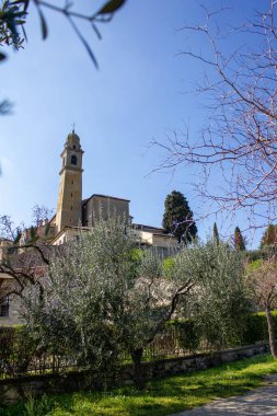 Arqua Petrarca, tarihi köy ve Euganean Hills, Veneto, İtalya
