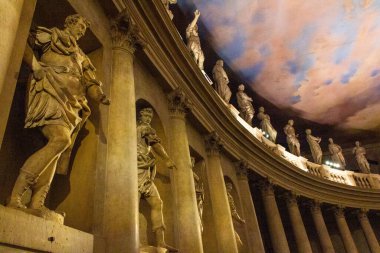 Teatro Olimpico (Olimpik Tiyatro) Vicenza, Veneto, İtalya