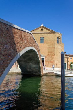 Chioggia, San Domenico Kilisesi, Veneto, İtalya, Avrupa manzarası