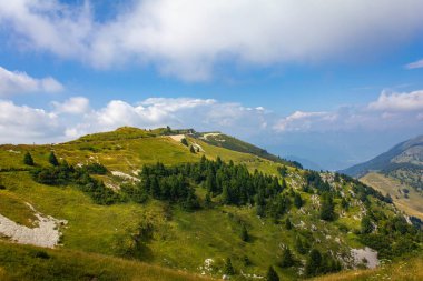 Dağ manzarası, Monte Grappa manzarası, İtalyan Alpleri, İtalya, Treviso, Veneto