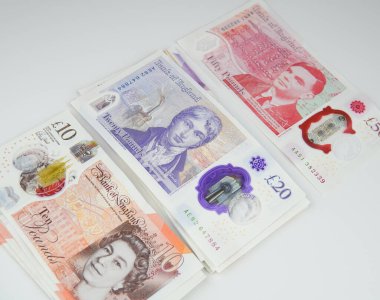 britain money pounds sterlings close up.