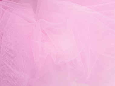Soft pink tulle fabric background beautiful backdrop for text for text