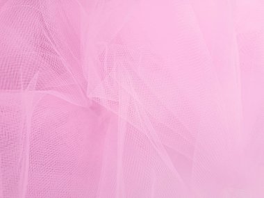 Soft pink tulle fabric background beautiful backdrop for text for text