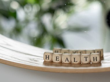 close up of inscription health copy space. High quality photo clipart