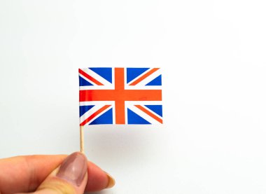 Büyük İngiliz bayrağının ulusal sendika bayrağı, mavi ve kırmızı.