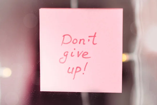 Inspirational Quotes Pink Sticker Mirror Handwriting Text Stock Photo by  ©dobrovolskayaemail@gmail.com 660281500