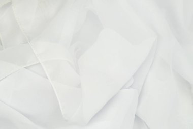 beyaz kumaş arkaplan kopyalama alanı.