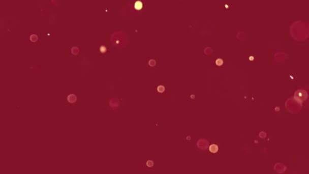Rojo Festivo Brillante Espacio Copia Fondo Navidad Imágenes Fullhd Alta — Vídeo de stock