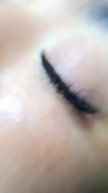 Kirpik uzantıları güzellik salonu makro gözü, 2d cilt 3d hacim, Rus hacmi, klasik tarz, çıkarıcı, yamalar, kirpik teknisyeni, güzellik uzmanı, lashmaker, kedi gözü