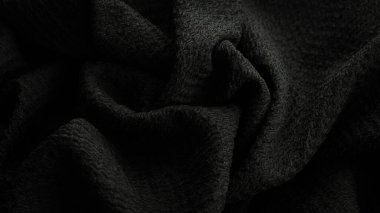 derin siyah kumaş arkaplan kopyalama alanı.