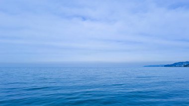 blue sea background minimalistic style. clipart