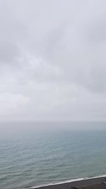 Duże Fale Morskie Błękitne Toczą Się — Wideo stockowe