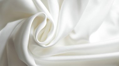 beyaz ipek kumaş arkaplan kopyalama alanı.