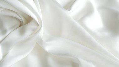 beyaz ipek kumaş arkaplan kopyalama alanı.