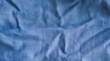 mavi kot kumaş arka plan kopyalama alanı.