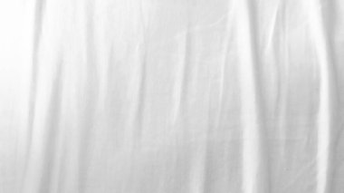 beyaz yatak örtüsü arka plan kopyalama alanı.