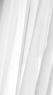 Minimalist beyaz kumaş arkaplan tülü..