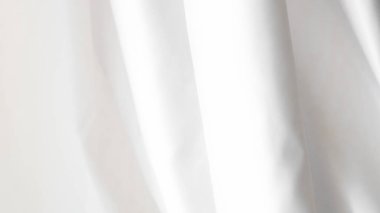 .Metin için geniş alanı olan beyaz kumaş arkaplan, tasarım veya reklam için mükemmel