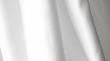 .Metin için geniş alanı olan beyaz kumaş arkaplan, tasarım veya reklam için mükemmel