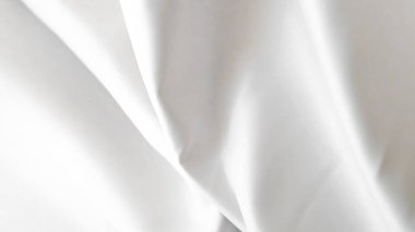 .Metin için geniş alanı olan beyaz kumaş arkaplan, tasarım veya reklam için mükemmel