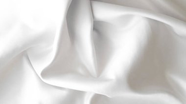 .Metin için geniş alanı olan beyaz kumaş arkaplan, tasarım veya reklam için mükemmel