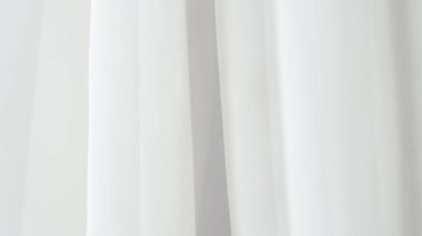 Zarif beyaz tül arka plan, düğünler, olaylar ve hassas tasarımlar için mükemmel.