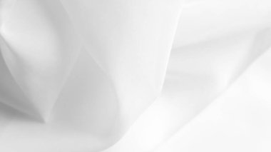 Beyaz tül kumaş arka plan yakın plan, hafif katman doku, zarif malzeme