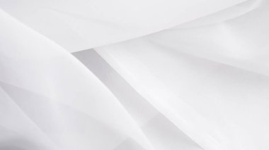 Beyaz örgü kumaş yakın çekim, yumuşak desenli saf tül malzeme.