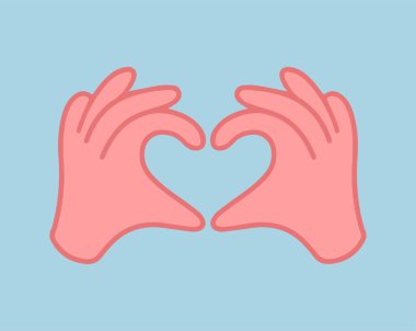 Kalp sembolü oluşturan ya da biçimlendiren eller. Kalp işaretine bayıldım. Sevgililer günü, aşk mesajı el hareketi, kalbi iki eliyle şekillendirir..