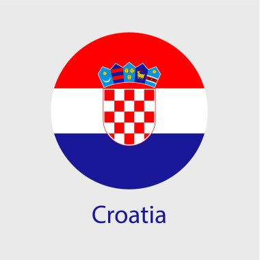 Hırvatistan 'ın kalp, yıldız, çember ve harita şeklinde çizim simgeleri.