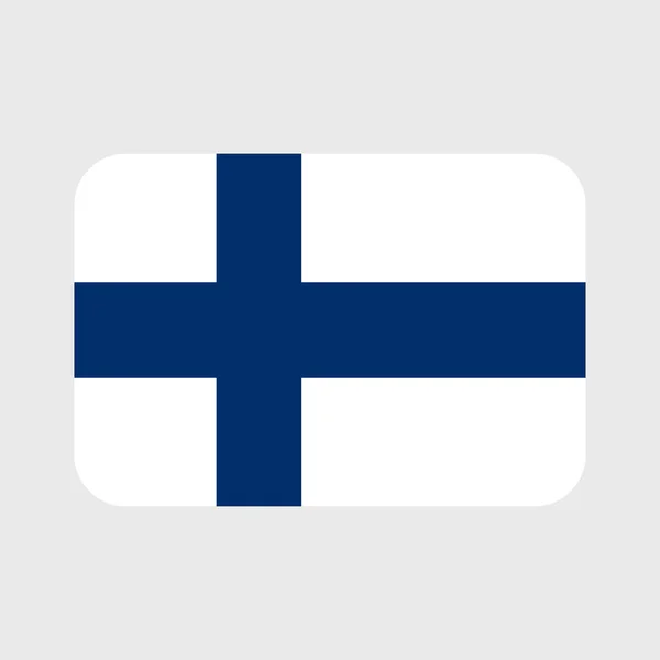 フィンランドの旗ベクトルのアイコンは ハート 地図の形でイラストのセット — ストックベクタ